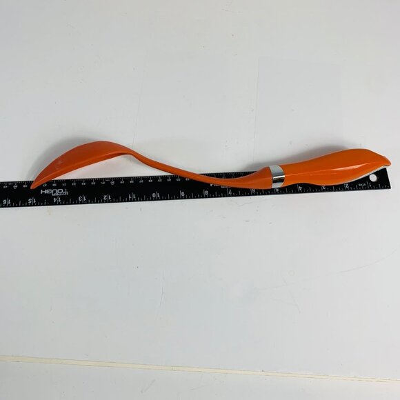 Cuisinart Retro 70s Orange Utensil Serving Meat Fork Spork VTG Kitchen Decor - Picture 7 of 9